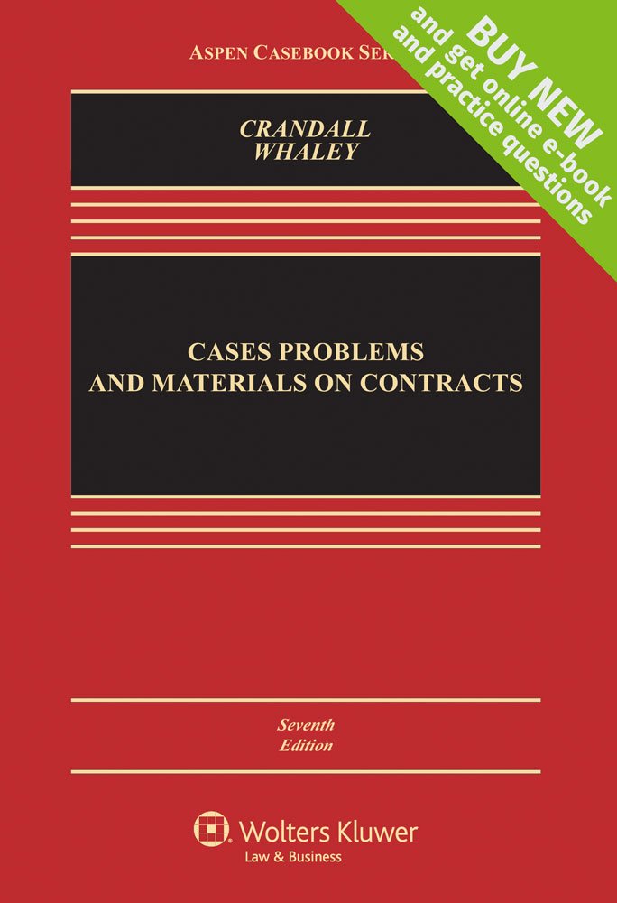 Contracts Law Casebook: Cases, Problems & Materials - Aspen Casebook Series | Essential for Law Students & Legal Professionals
