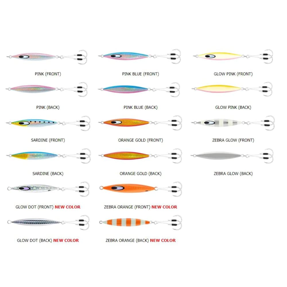 Daiwa Saltiga Metal Jig 0 Oz Saltwater Fishing Lure with Assist Hooks - Perfect for Offshore, Deep Sea, and Jigging Anglers