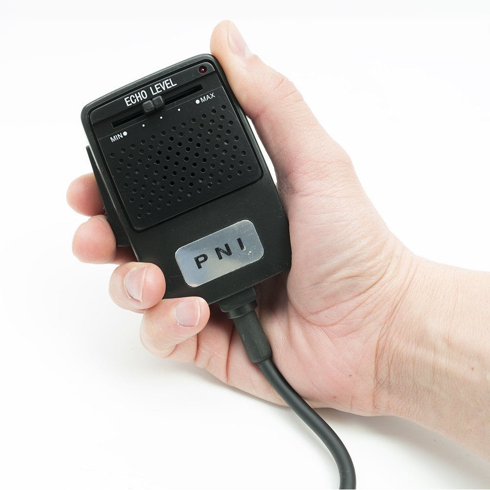 PNI Echo Microphone with 4-Pin Connector for CB Radio - Clear Communication for Truckers & Road Trips