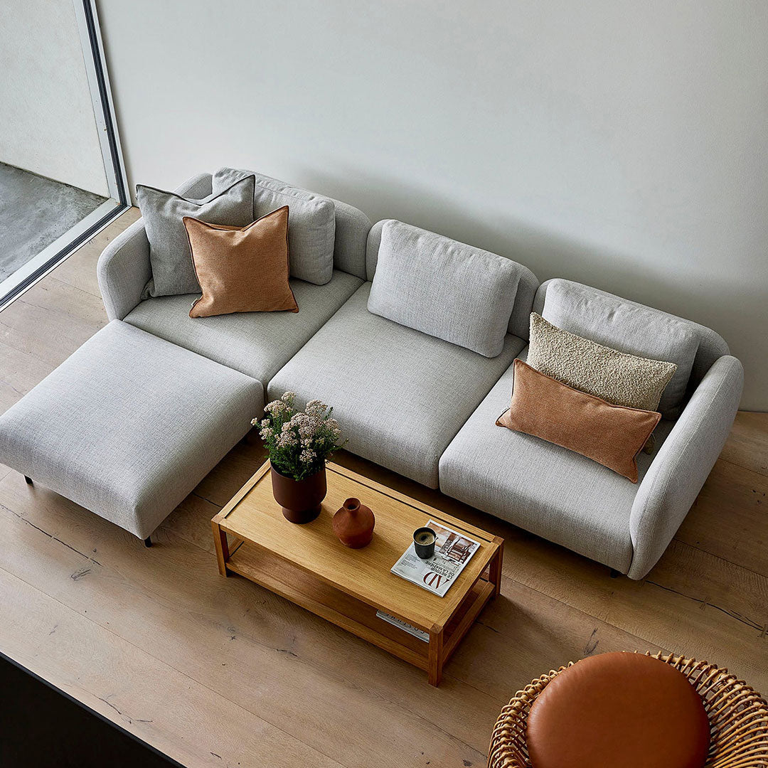 Pre-Configured Aura Sofa Set - Easy 1-Piece Setup for Living Room, Lounge & Home Decor