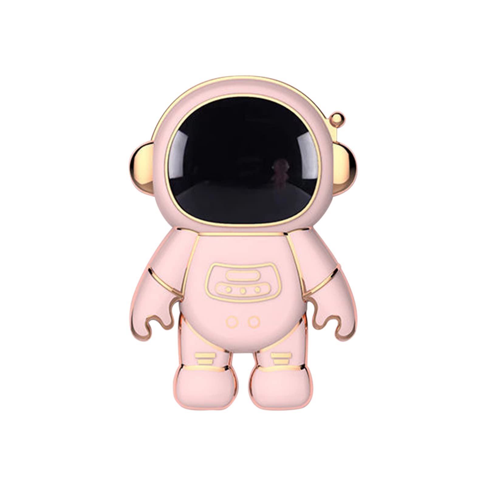 Creative Astronaut Phone Stand - Universal Cute Funny Desk Holder for iPhone, Samsung & All Smartphones - Perfect for Office, Home & Travel (Pink)