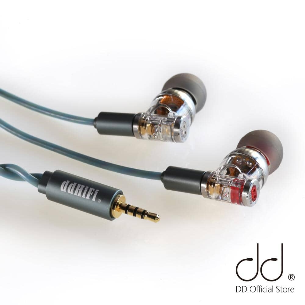 DD ddHiFi E2020A (Janus) Dual Sockets Dynamic In-Ear Monitors - High Fidelity IEMs for Audiophiles, Musicians & Music Lovers - Perfect for Studio Recording, Live Performances & Daily Commuting