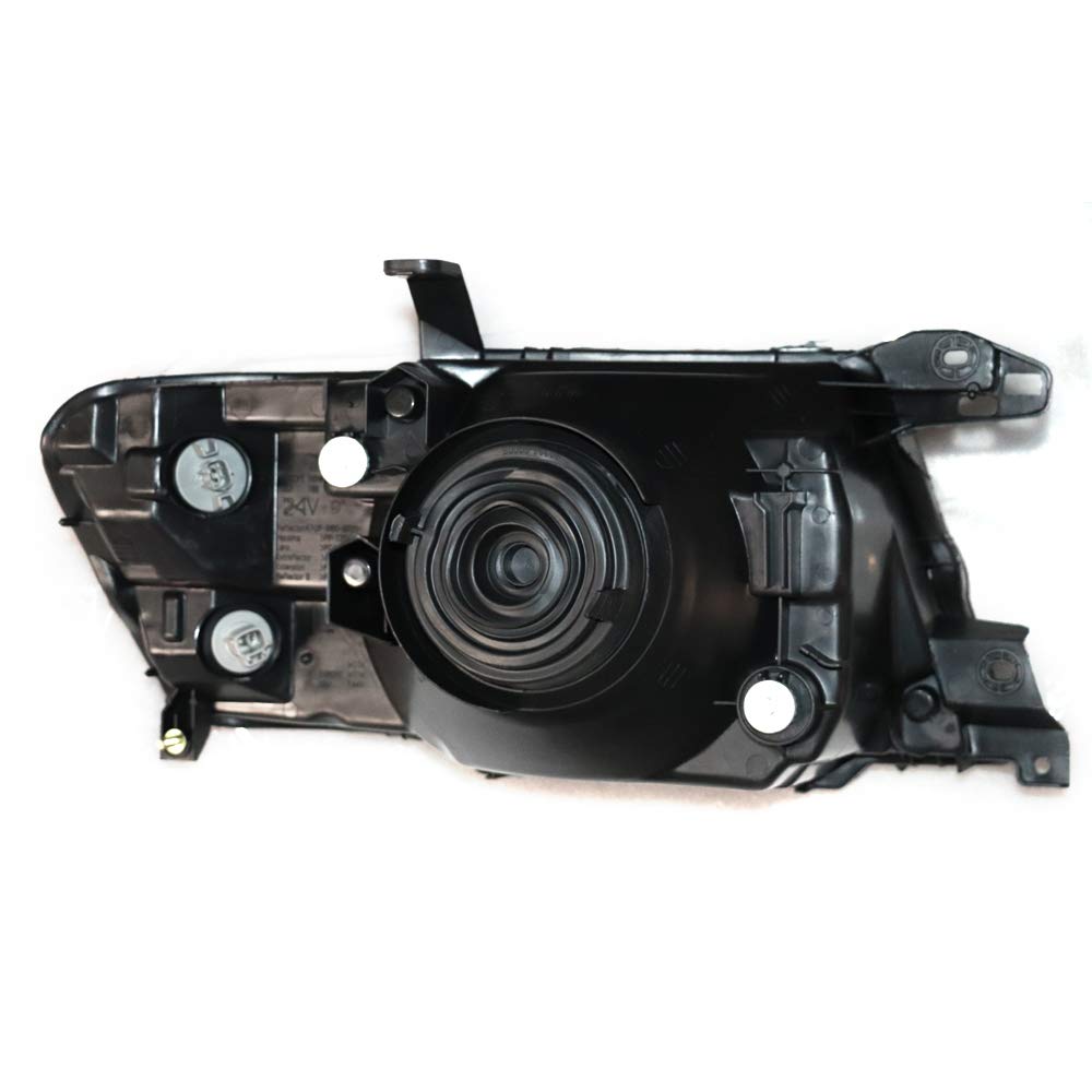 2000-2006 Mitsubishi Pajero Montero Replacement Headlights Pair - Left & Right Side Headlamps with Bulbs Included | Perfect for Night Driving & Off-Road Adventures