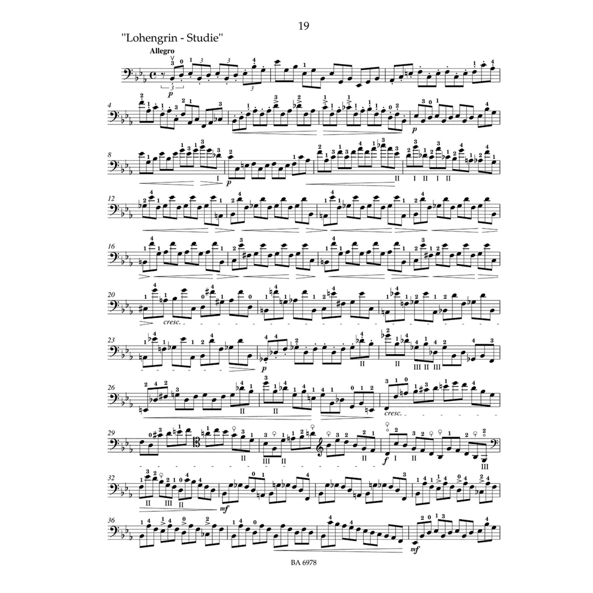 David Popper - High School of Cello Playing Op. 73 Sheet Music | Barenreiter Edition | Cello Exercises & Etudes for Advanced Students | Perfect for Practice, Auditions & Performances