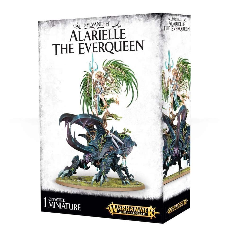 GAMES WORKSHOP 99120204015 Age of Sigmar Sylvaneth Alarielle The Ever Queen 28mm Scale Miniature Figure - Fantasy Wargaming, Tabletop RPG & Collectible for Warhammer AOS Players