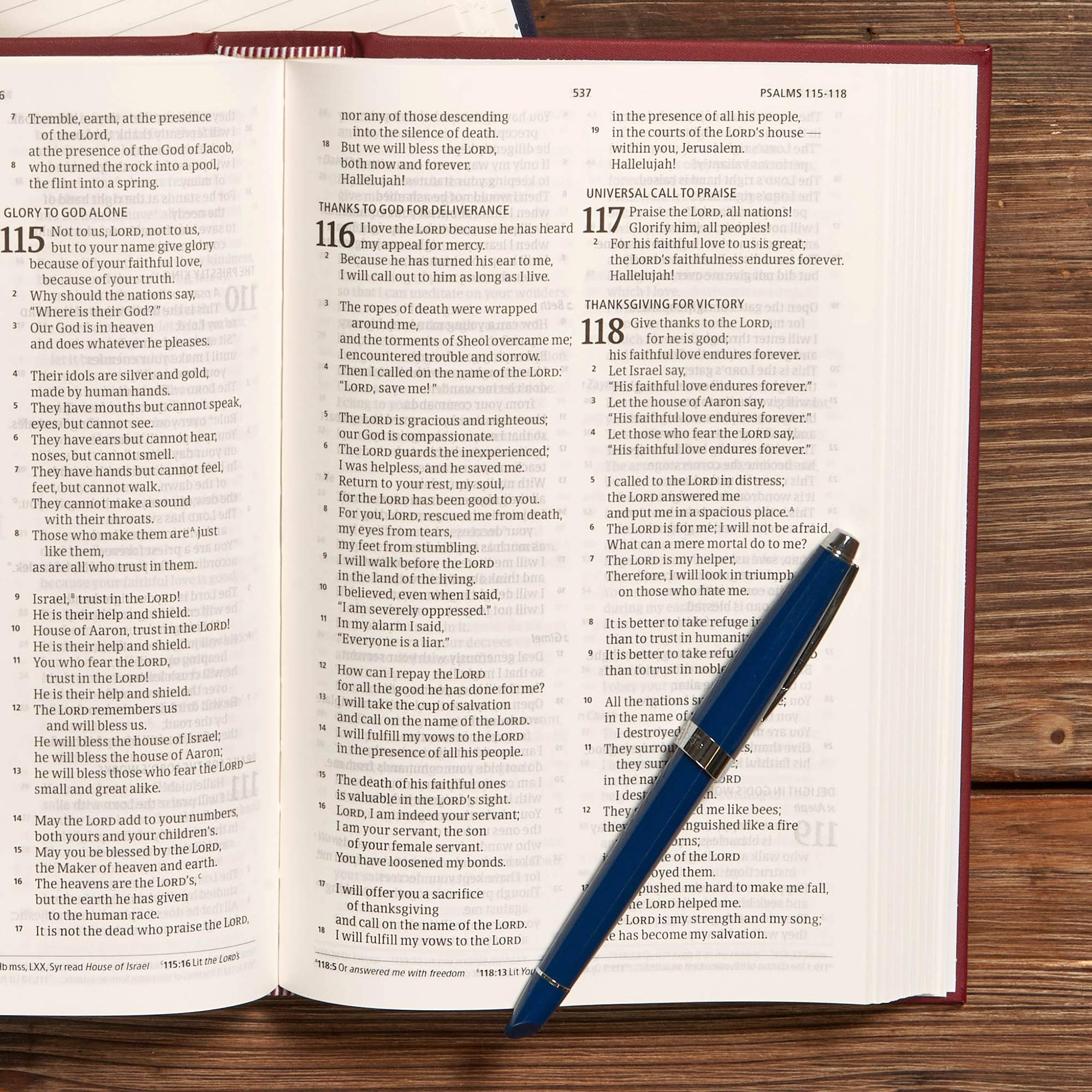 CSB Pew Bible - Garnet Red Hardcover with Red Letter Text, Durable Sewn Binding & Full-Color Maps | Easy-to-Read Serif Font for Church Services, Bible Study & Gift Giving