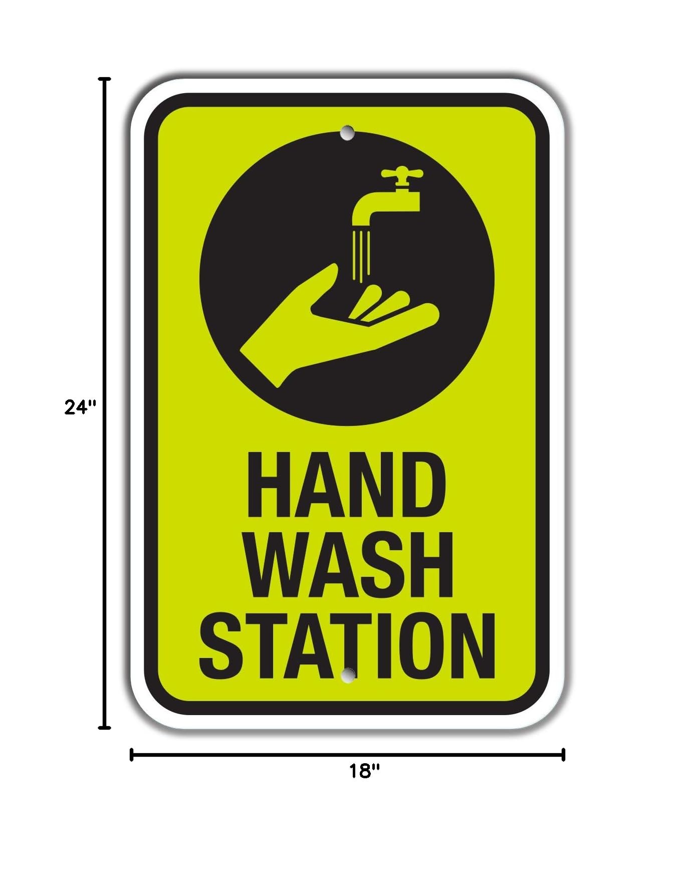 SmartSign 'Hand Wash Station' Sign | 18