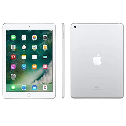 Refurbished Apple iPad 5th Gen 128GB WiFi - Silver (2017 Model) | Perfect for Students, Business & Entertainment