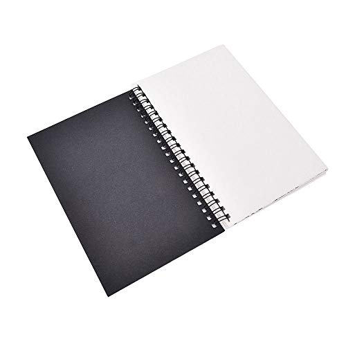 Black cover with brown inside page