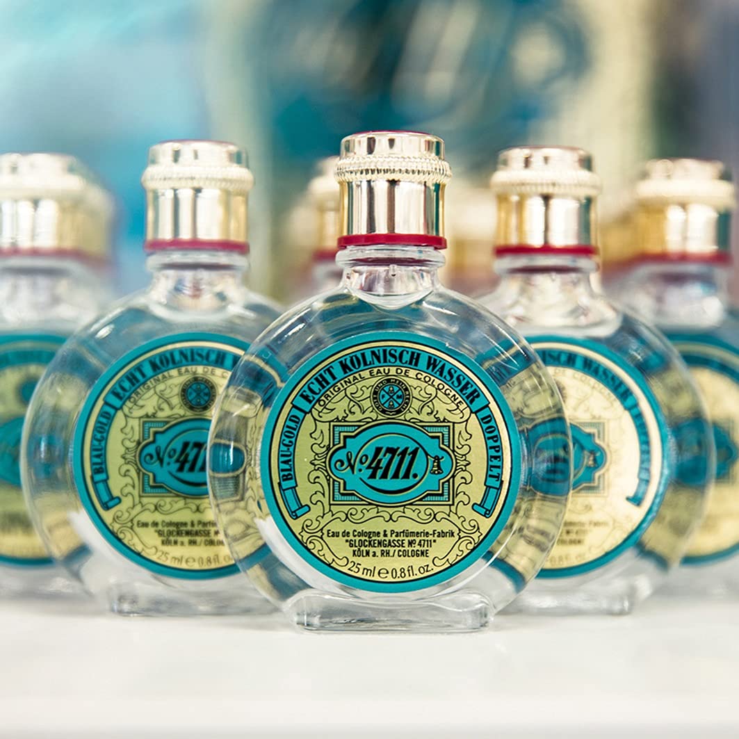 4711 Original Eau de Cologne by Muelhens - 0.8 oz Mini Unisex Cologne Splash Bottle | Fresh Citrus Floral Scent | Perfect for Travel, Gym & Everyday Refreshment