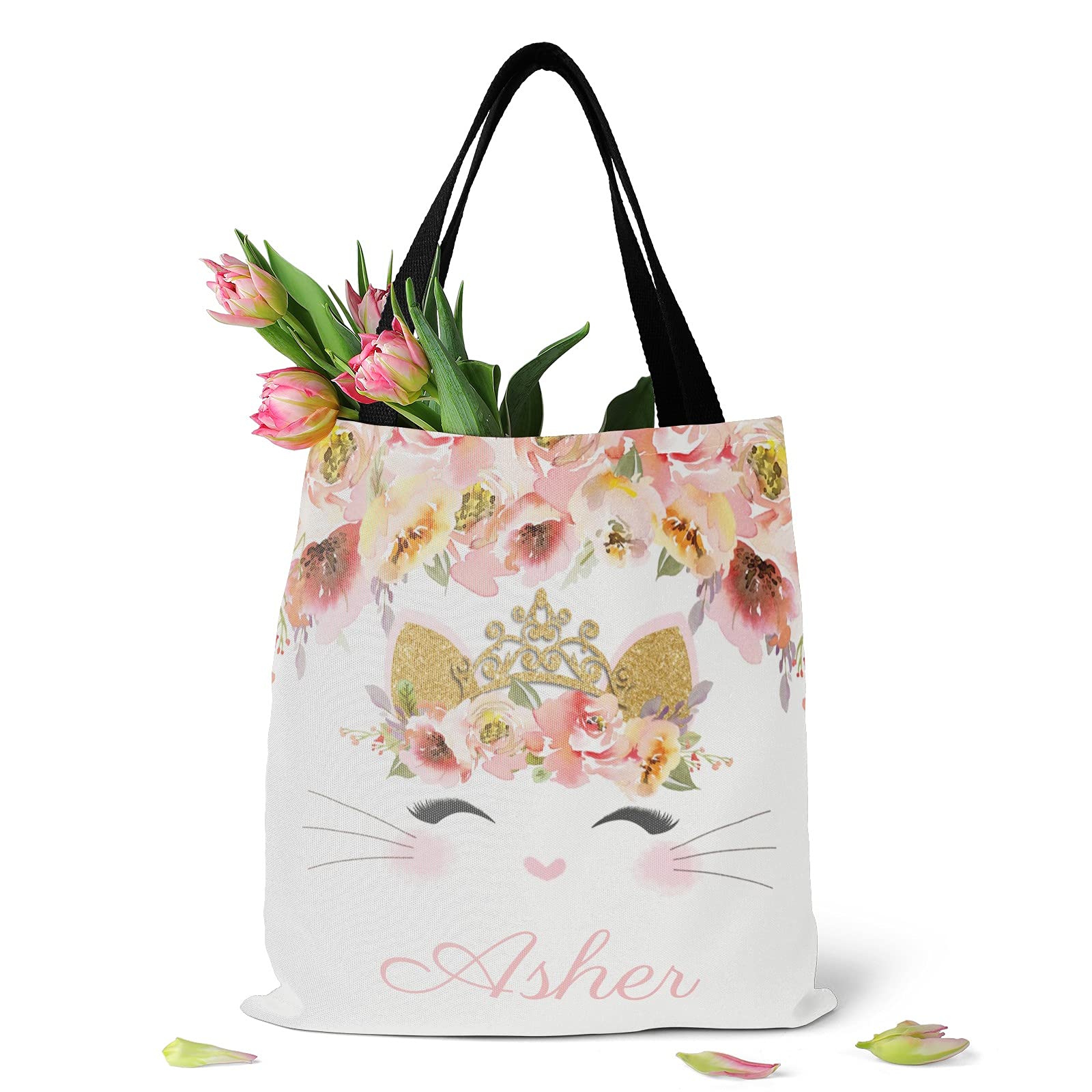 Personalized Car-Themed Canvas Tote Bags - Eco-Friendly Reusable Shopping Bags for Women & Men - Perfect for Grocery Shopping, Travel, School & Work - Great Gift Idea for Car Lovers