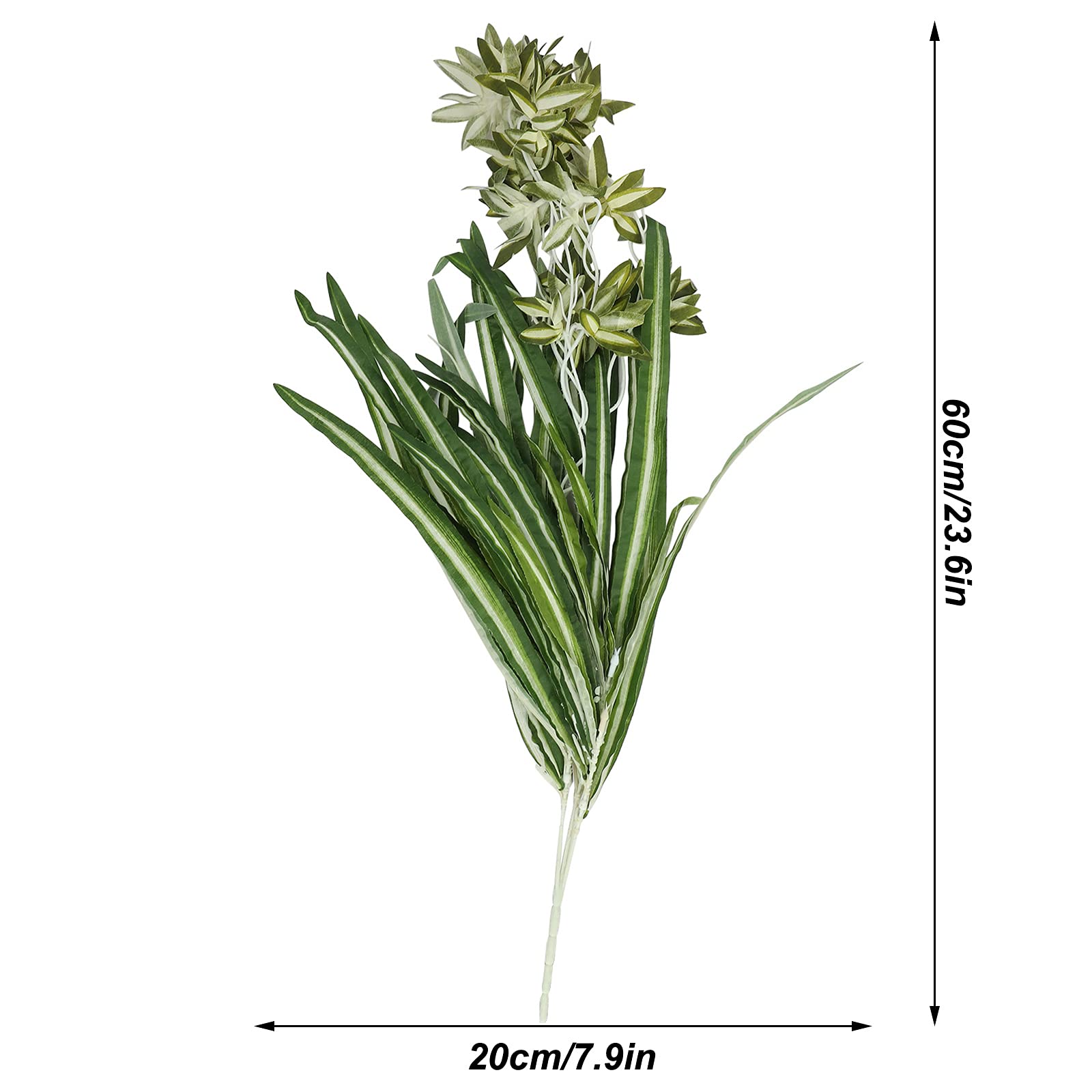 2PCS Artificial Green Plants for Wall Decor - Fake Plastic Lawn & Simulation Flower Wall Background - Perfect for Living Room, Balcony, Garden, and Home Decoration - Indoor & Outdoor Use