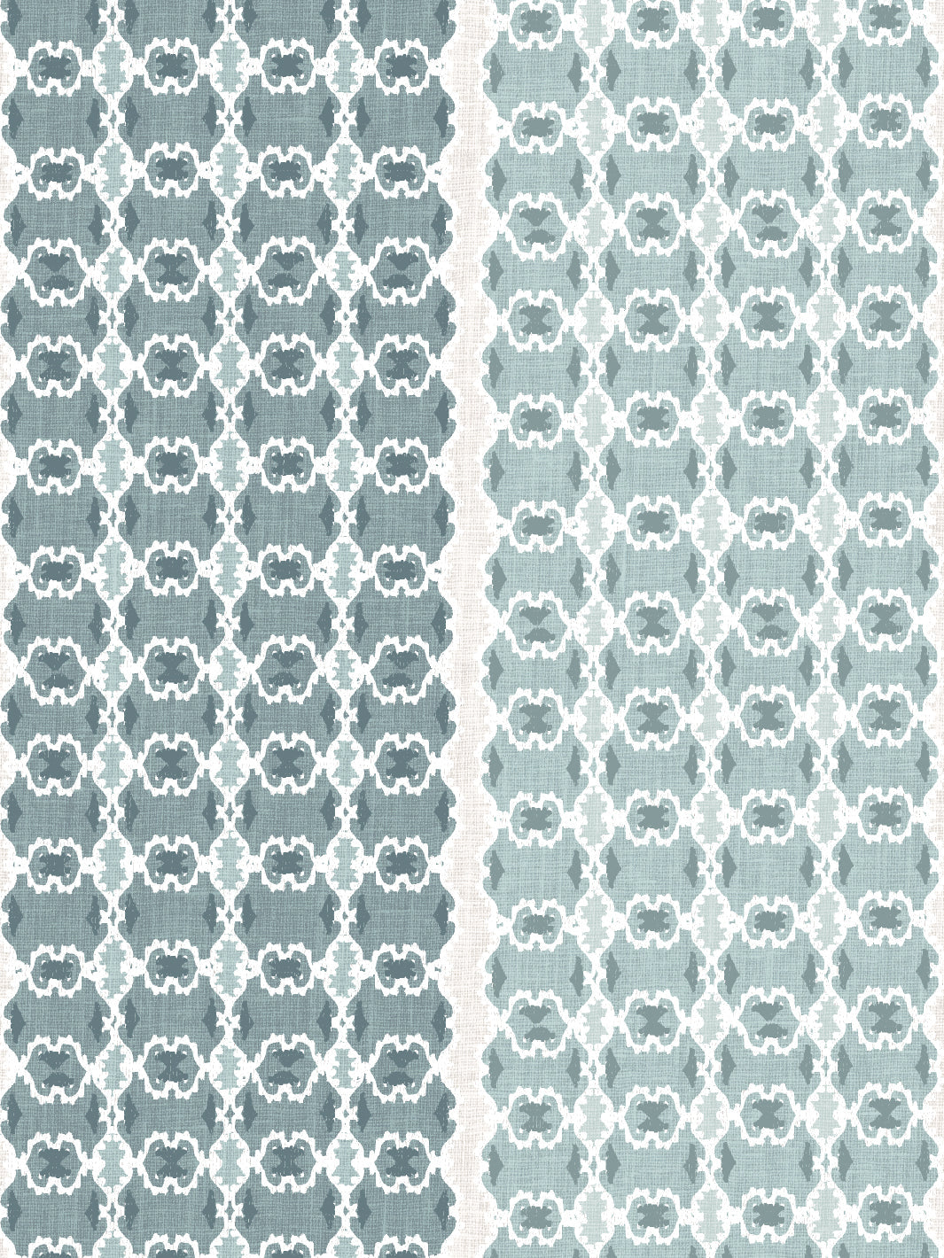 Nathan Turner 'Medallion Stripe' Wallpaper in Seafoam Green - Premium Peel and Stick Wallpaper for Bedroom, Living Room & Home Decor