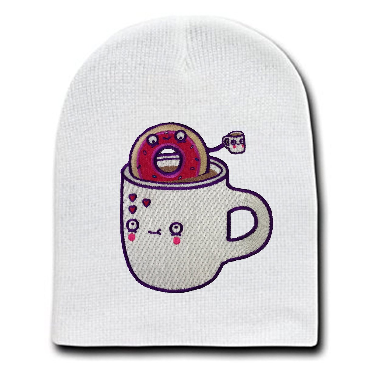 Randy Otter Artist Iron On Embroidered Patch Applique - Coffee with Friends Design - DIY Sewing Craft for Jackets, Hats, Bags - Perfect for Gifts & Custom Clothing