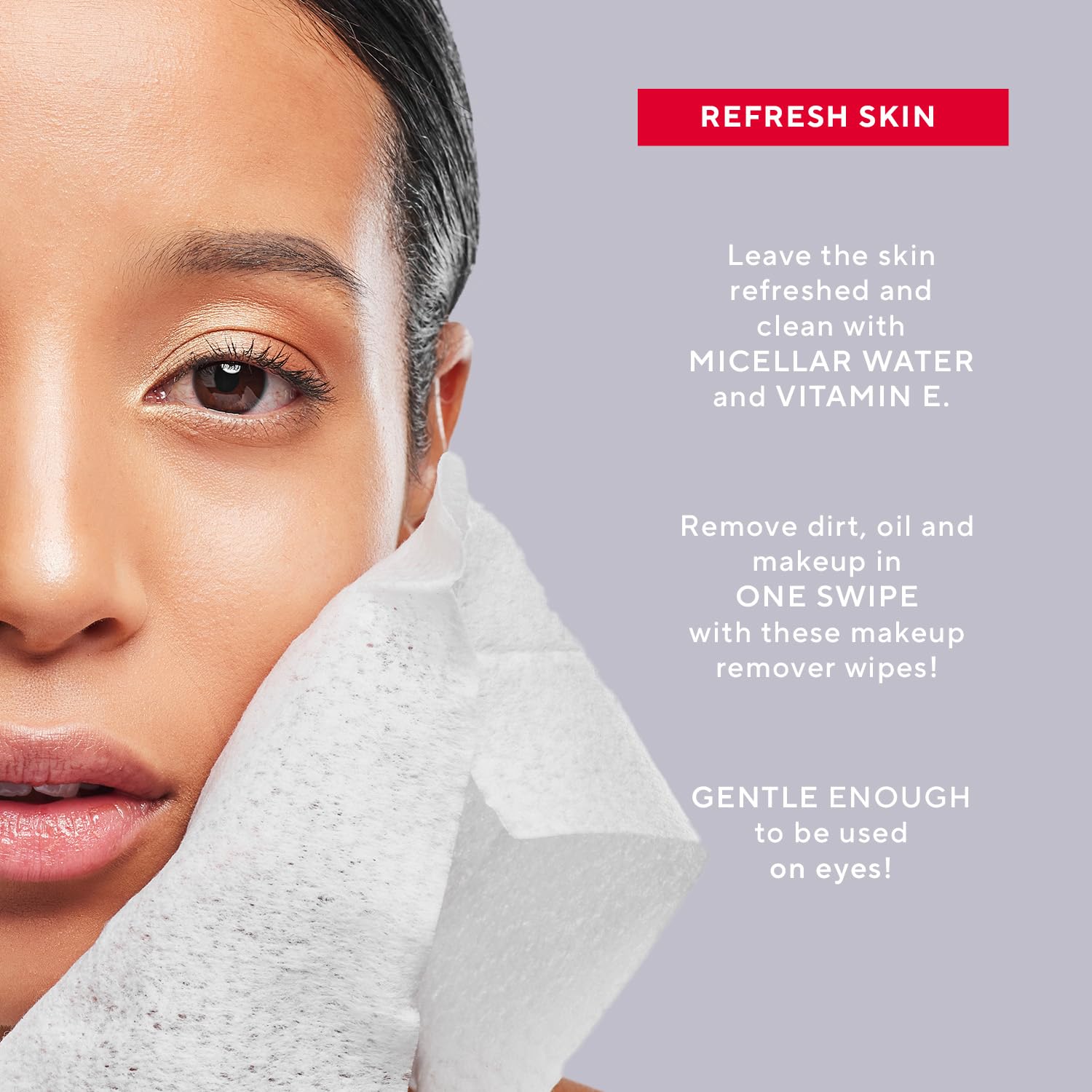 **Mirabella Alcohol-Free Makeup Remover Wipes with Aloe Vera & Micellar Water - Gentle Facial Cleansing Wipes for Women, Remove Makeup & Dirt - Travel-Friendly, Fragrance-Free for Clean & Refreshed Skin - Perfect for Travel, Gym & Daily Skincare Routine**