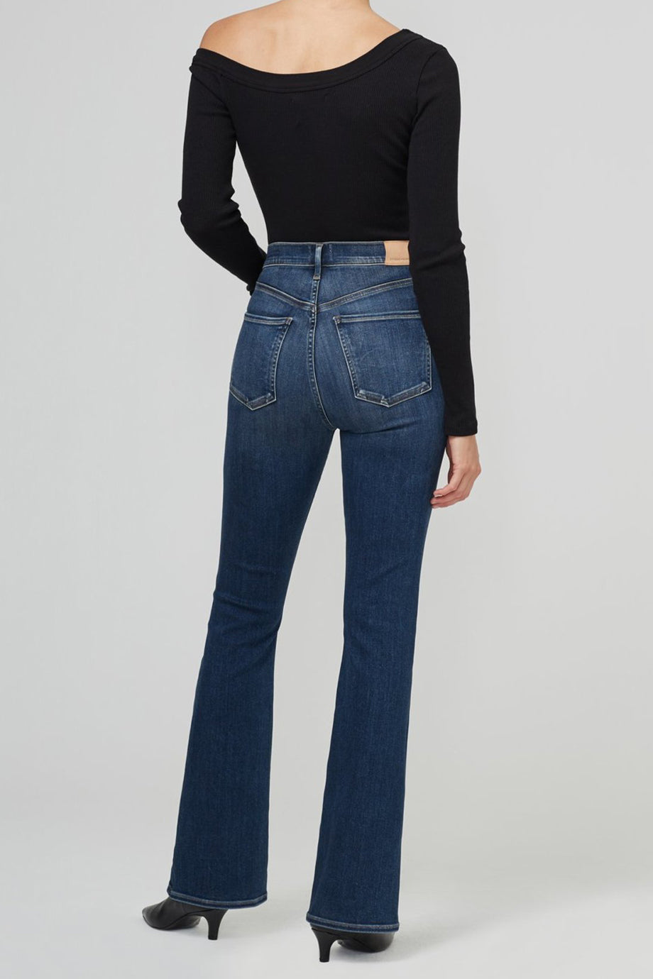 Citizens of Humanity Lilah Bootleg Jeans - Women's High Waisted Indigo Denim Pants for Casual Wear & Everyday Style