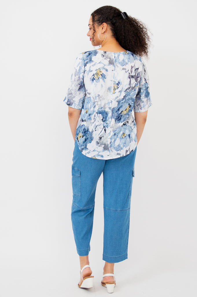 Liza Top - Stylish Muse Linen Bamboo Blouse for Women | Perfect for Summer Outfits, Casual Wear & Office Fashion