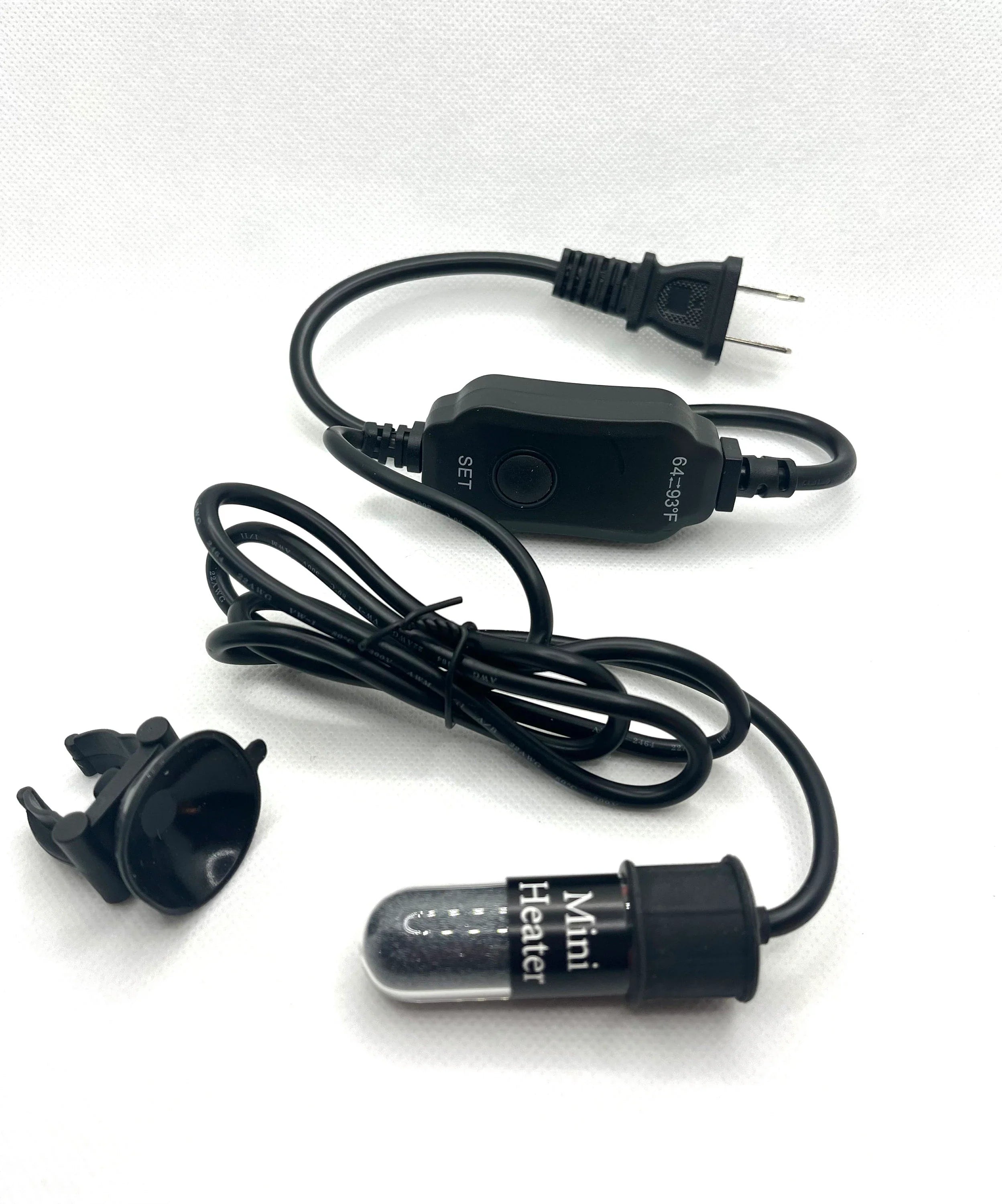 1 Gallon Aquarium Accessory Kit - Includes LED Light, Heater & Lid | Complete Setup for Small Fish Tanks | Perfect for Betta Fish, Shrimp or Aquatic Plants
