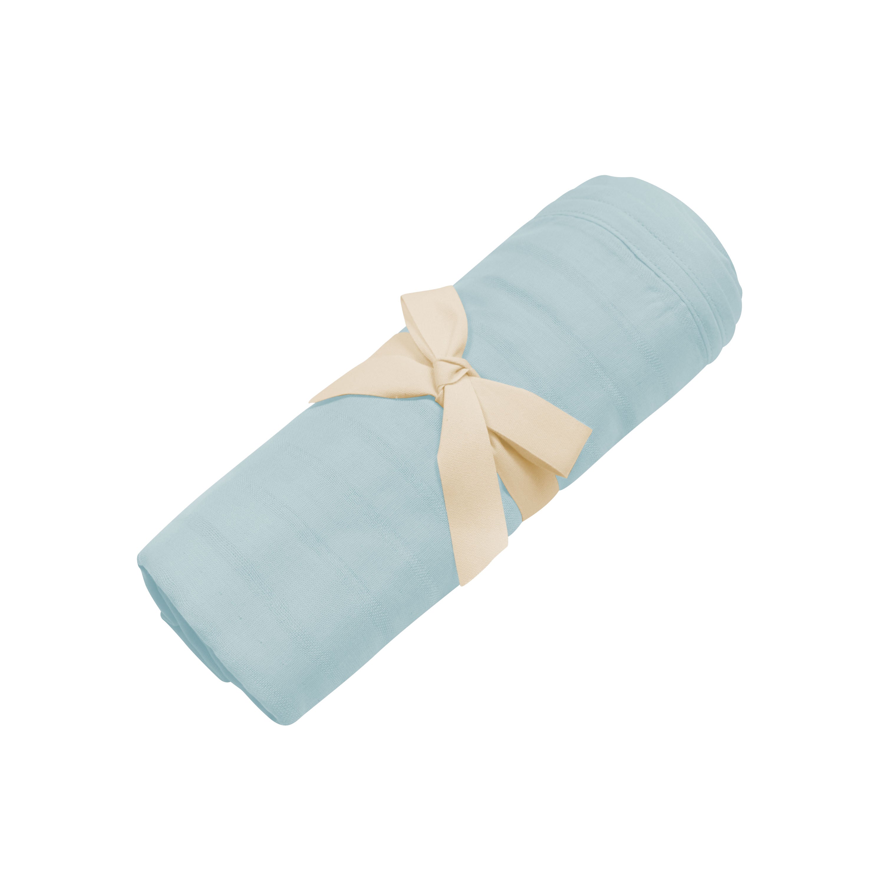 Organic Bamboo Muslin Swaddle Blanket - Soft Baby Wrap for Newborns & Infants - Breathable Nursery Blanket for Swaddling, Nursing Cover & Stroller Blanket - Mist Grey
