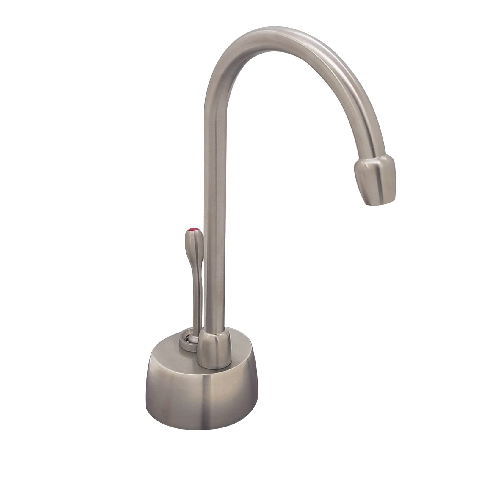 Westbrass DT1F271-20 9-Inch Single Handle Hot Water Dispenser Faucet with DigiHot Digital Tank System & Inline Water Filter - Stainless Steel - Perfect for Kitchen, Office, or Breakroom Instant Hot Water Needs
