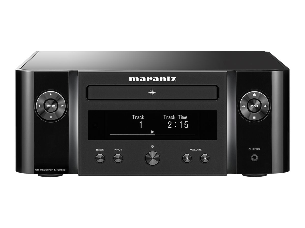 Marantz Melody X M CR612 Hi-Fi Network CD Receiver - Premium Home Audio System for Streaming, Bluetooth, and CD Playback | Perfect for Living Room, Office, or Home Theater Setup