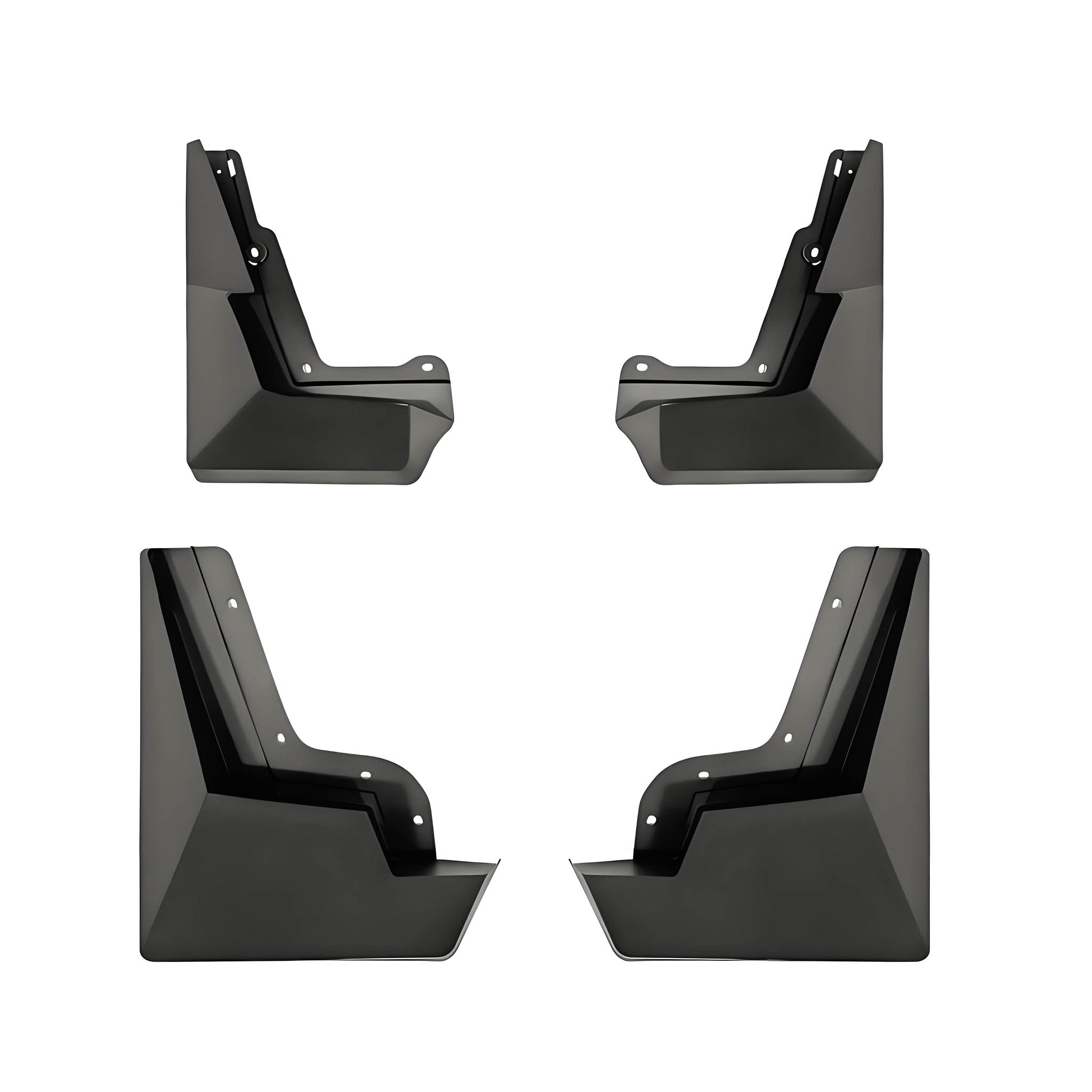 Premium Mud Flaps for Tesla Cybertruck - Heavy Duty Splash Guards with Push-On Pins - Perfect for Off-Roading & All-Weather Protection