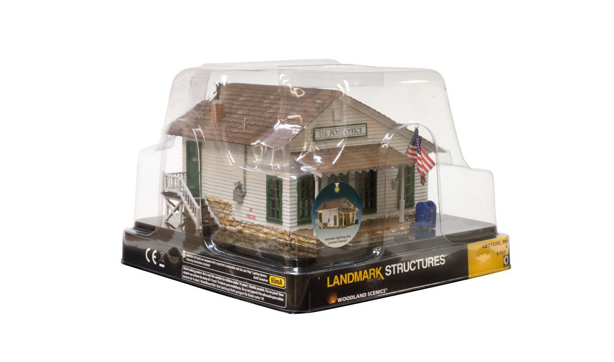 Woodland Scenics BR5864 O Scale Letters, Parcels & Post Built & Ready Kit - Perfect for Model Train Layouts, Dioramas & Railroad Scenery