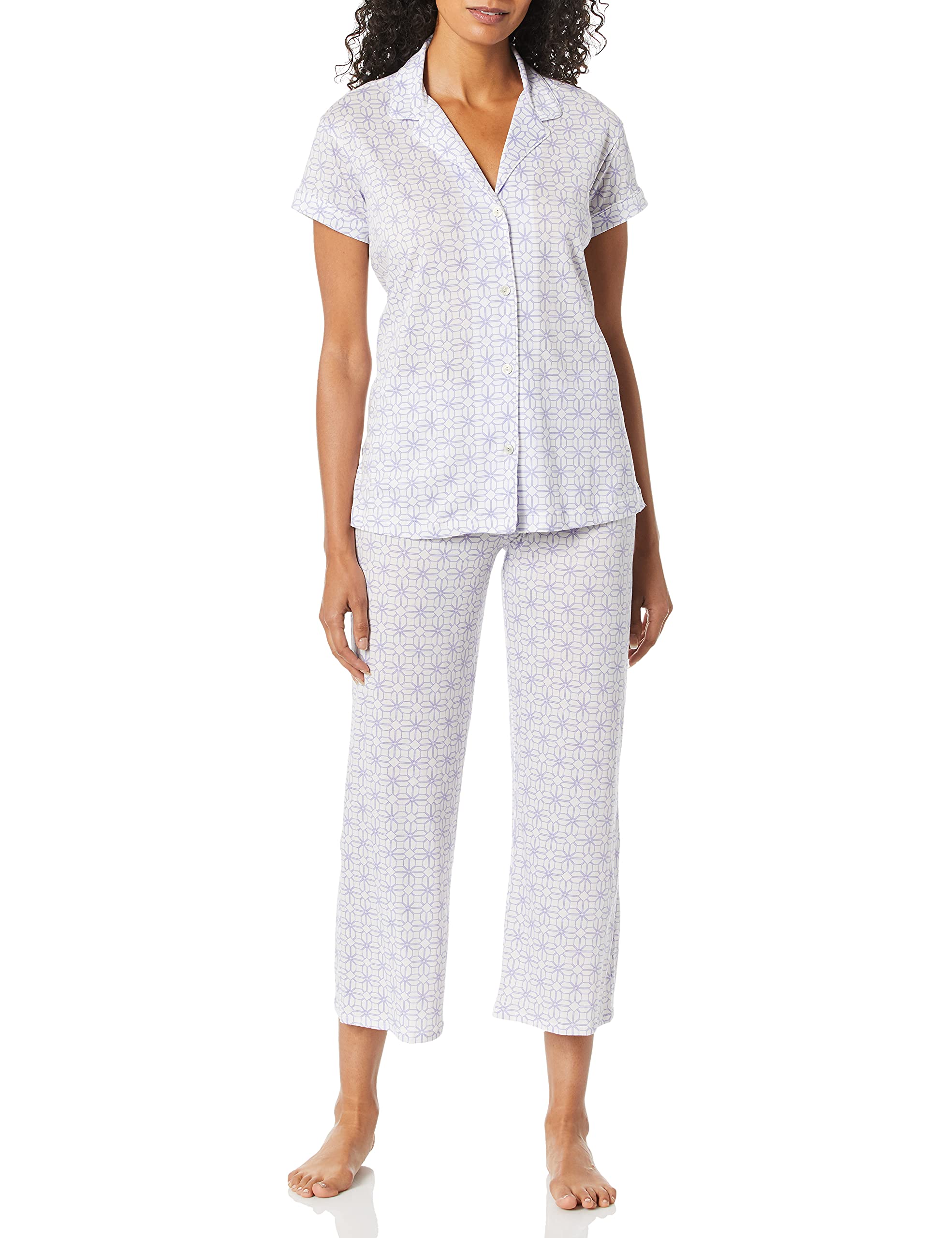 Natori Women's Comfortable Knit Jersey Pajama Set - Soft Sleepwear for Women, Lounge Pajamas for Relaxing at Home or Travel