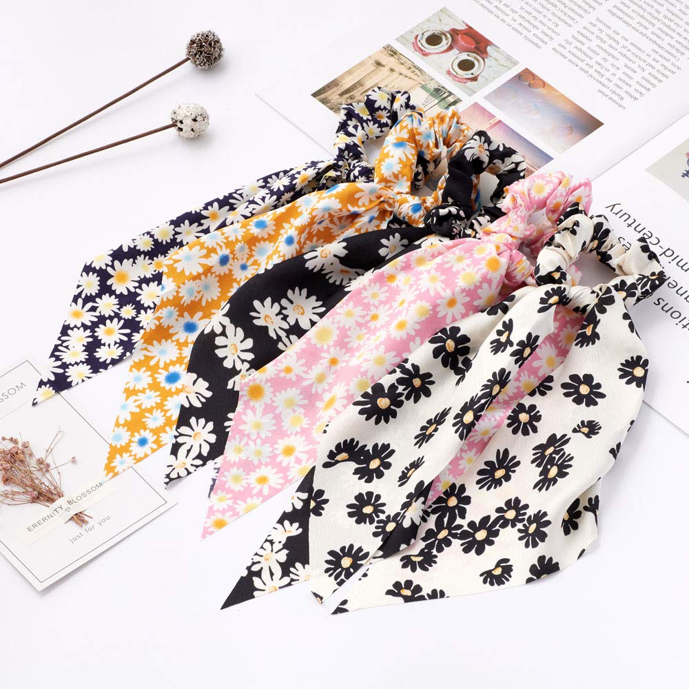 Chamigush 12 Pcs Satin Silk Hair Scarf Scrunchies - Soft Hair Ties for Women & Girls - Perfect for Workouts, Yoga, and Everyday Styling