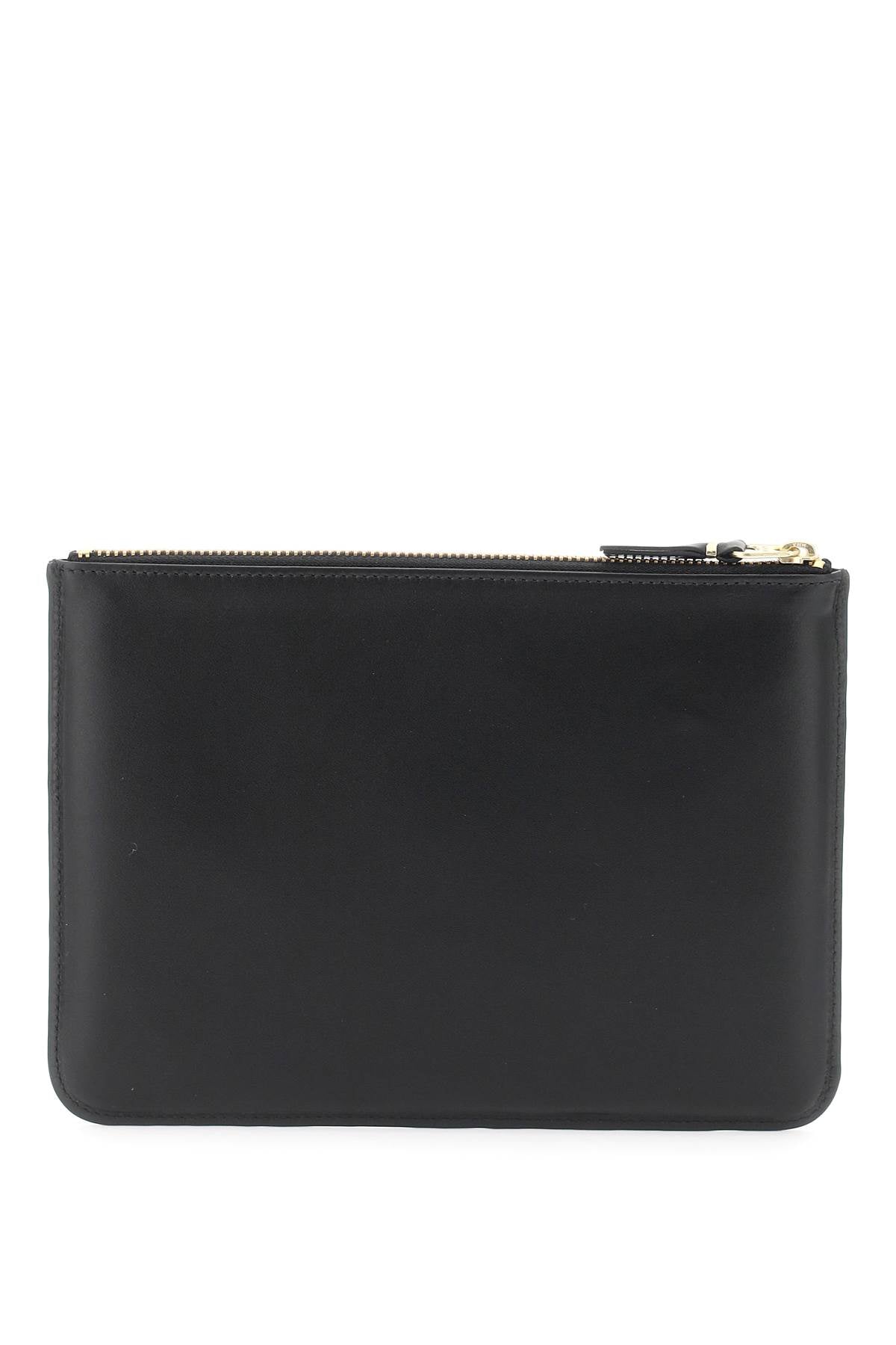Comme des Garcons Classic Leather Wallet Pouch for Men & Women | Stylish & Durable Designer Wallet for Everyday Use, Travel & Gifts