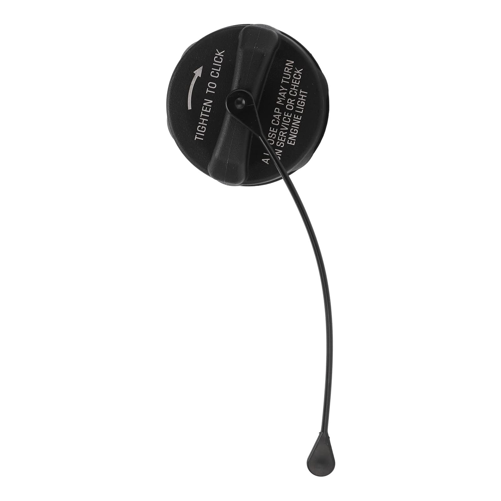 EXCLUZO Black ABS Fuel Cap - Leak-Proof & Tight Closure for Cars, Trucks, SUVs - Perfect for Preventing Gas Overflow and Spills During Refueling