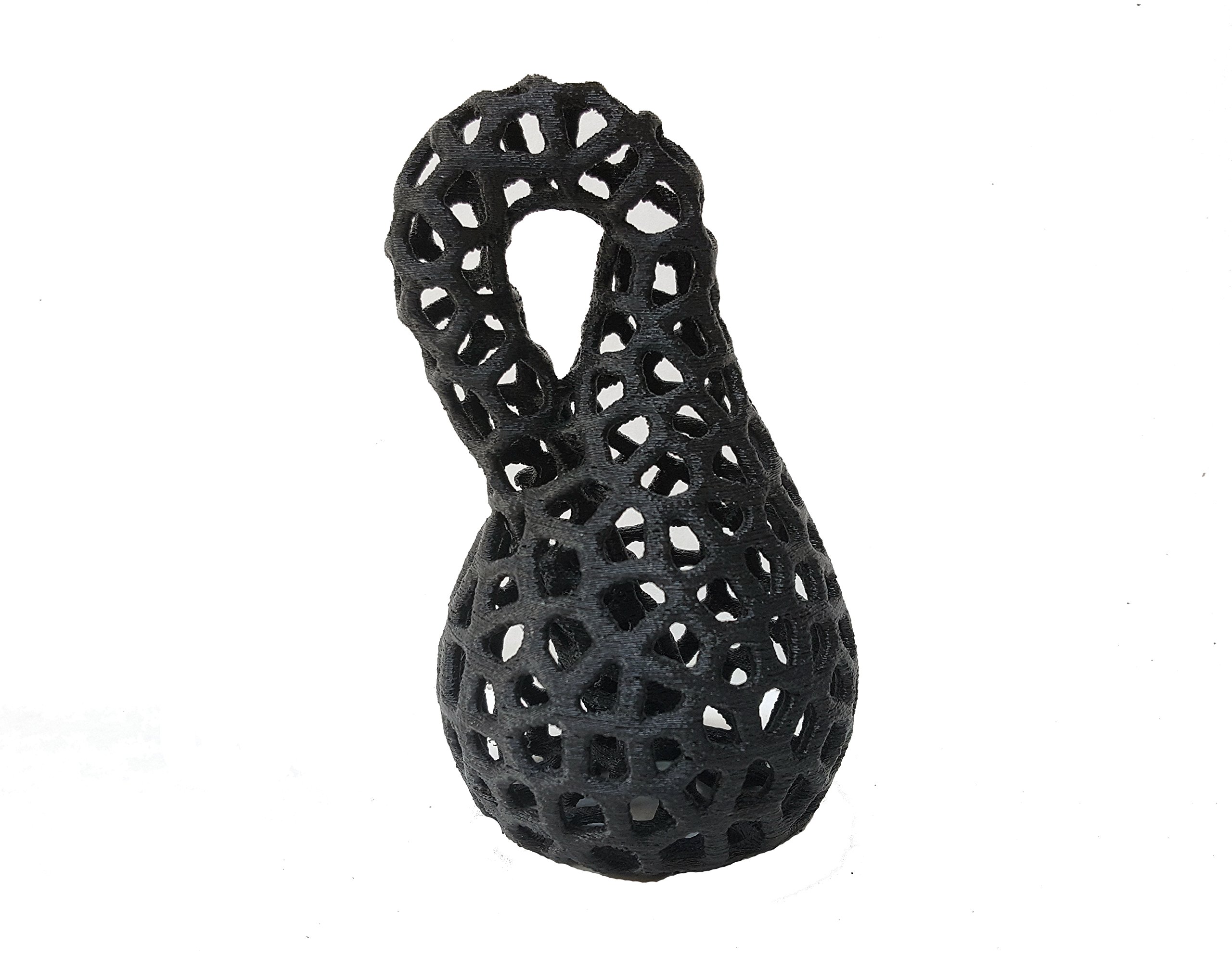 3D Printed Klein Bottle Vase - Unique Mathematical Art Home Decor for Modern Living Rooms & Office Desks