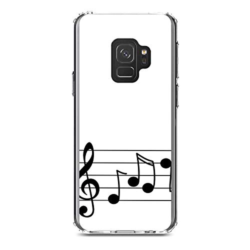 Treble Staff Music Notes On Clear Case