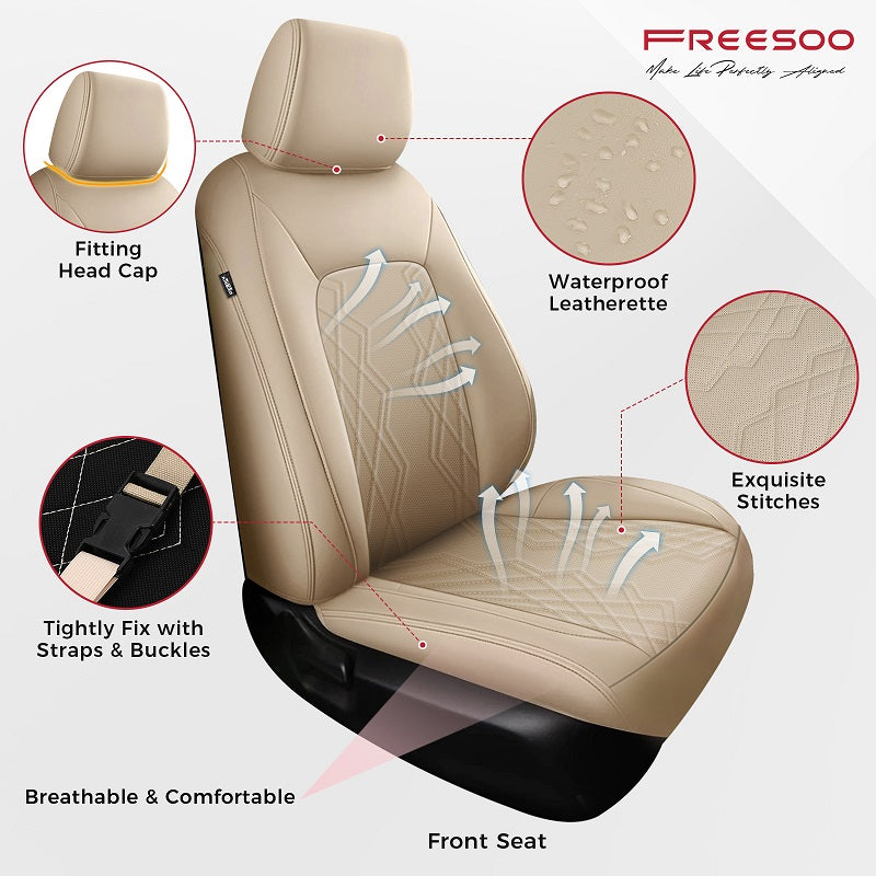 Honda CRV Seat Covers 2023-2025 Custom Fit | Premium Car Seat Protectors for Honda CRV | Perfect for Road Trips & Daily Commutes