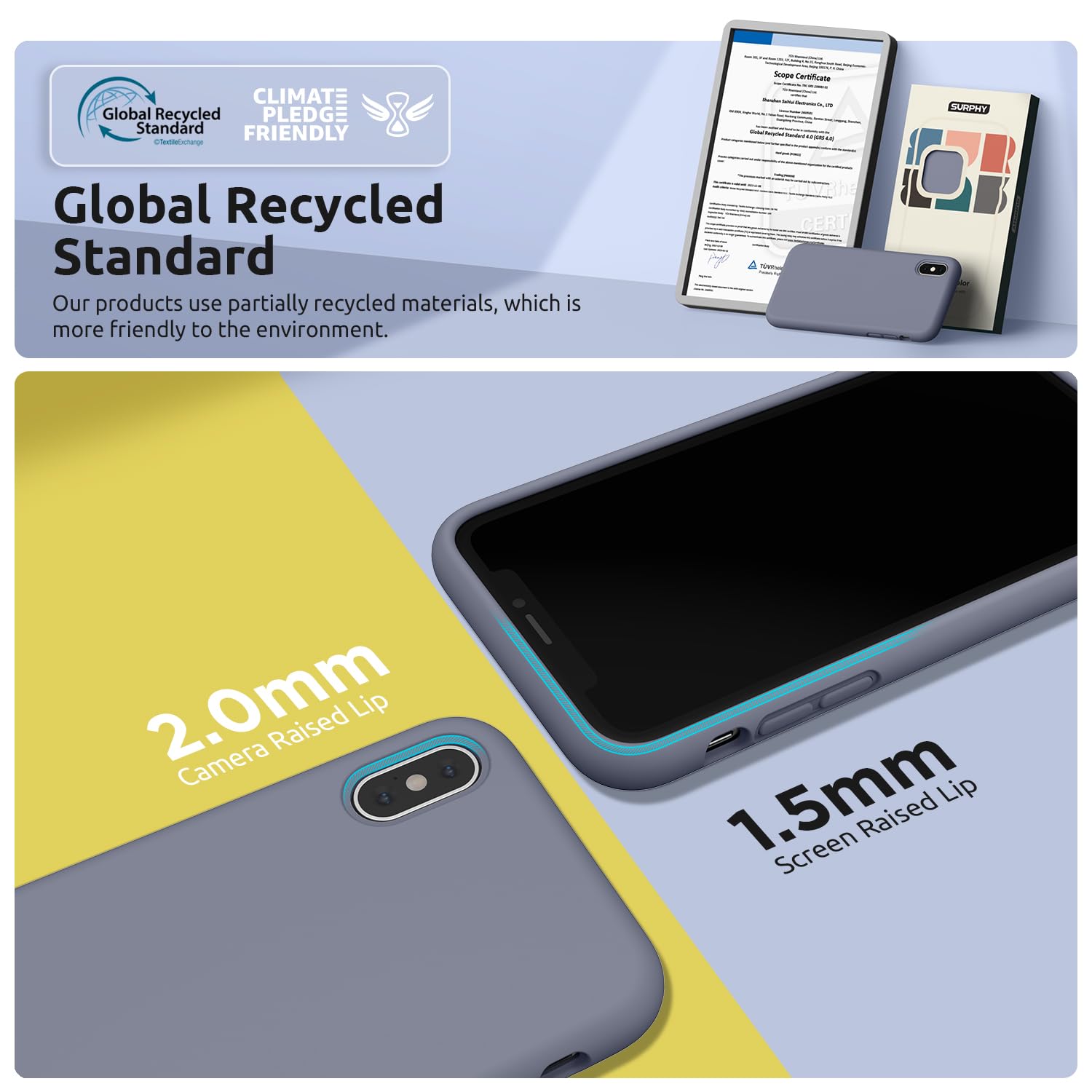 Premium Liquid Silicone Case for iPhone X & iPhone XS (5.8