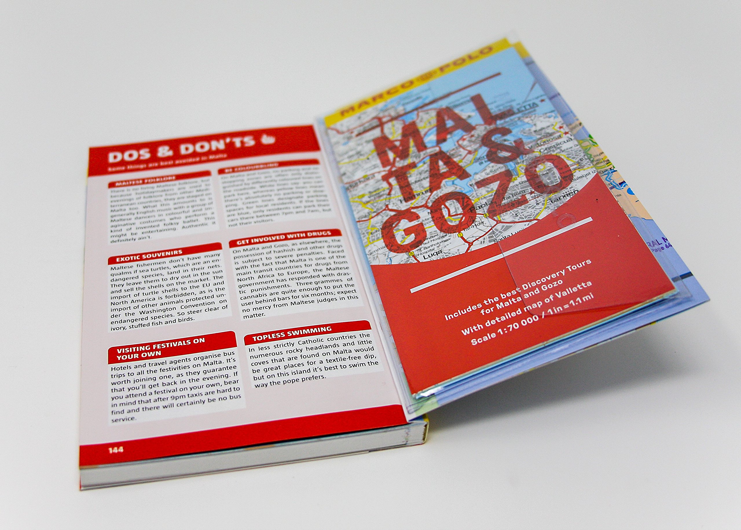 Malta & Gozo Travel Guide - Marco Polo Pocket Guide | Compact Travel Book with Maps & Insider Tips for Exploring Malta's Beaches, Historic Sites & Local Culture