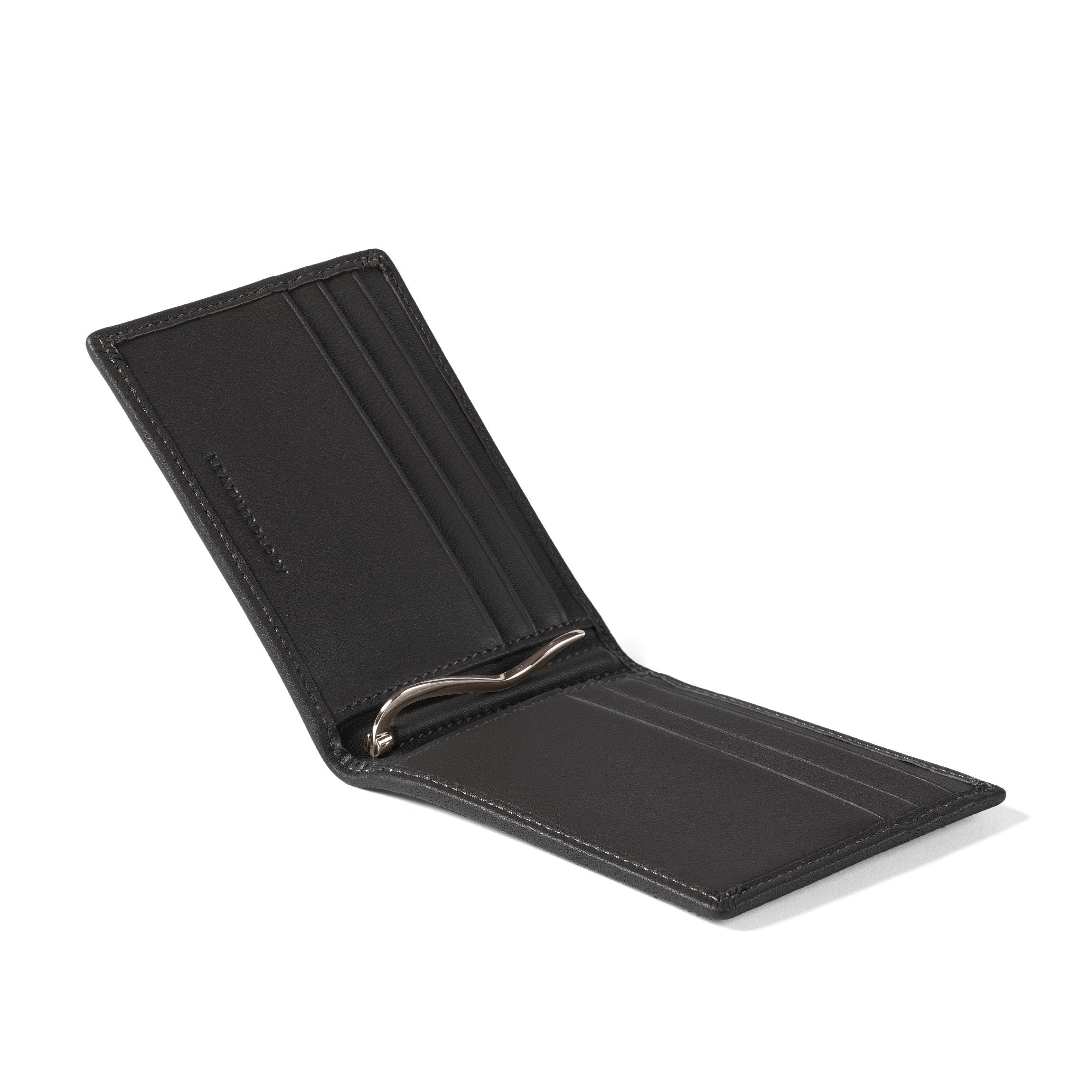 RFID Blocking Bifold Wallet with Money Clip - Black Onyx Genuine Leather for Men | Slim & Secure for Everyday Carry, Travel & Business