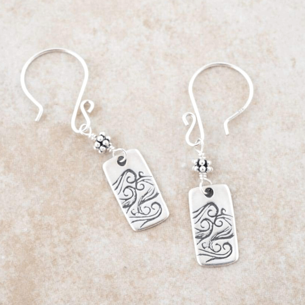 Beautiful Sterling Silver 'Be Still' Earrings with Psalm 46:10 Engraving - Perfect for Church, Bible Study & Daily Wear