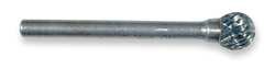 High-Speed Steel Carbide Burr Ball Shape - 3/4