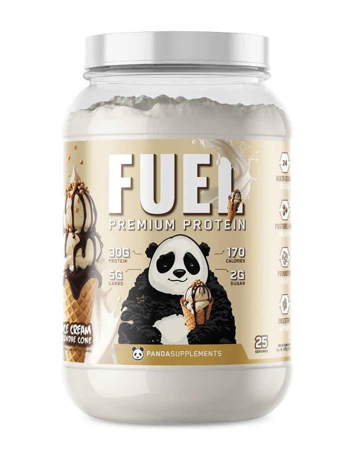Panda Supplements FUEL Premium Whey Protein Powder for Muscle Growth & Recovery - Ideal for Post-Workout, Weight Loss & Fitness Enthusiasts