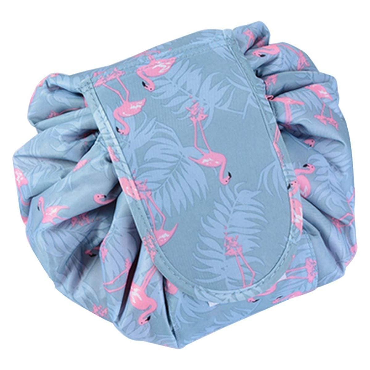 TERXA Travel Toiletry Organizer - Waterproof Cosmetic Bag for Women & Men | Portable Makeup Pouch with Drawstring | Jewelry & Toiletries Storage Case | Ideal for Vacation, Gym, Camping (Multicolor, Pack of 1)