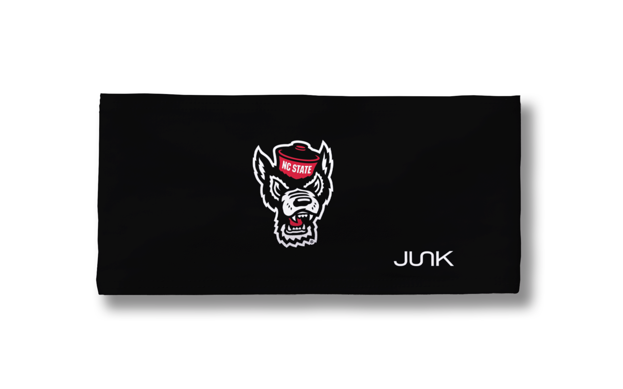 North Carolina State University NCSU Logo Black Big Bang Lite Headband - Adjustable Sweatband for Running, Workouts & Sports