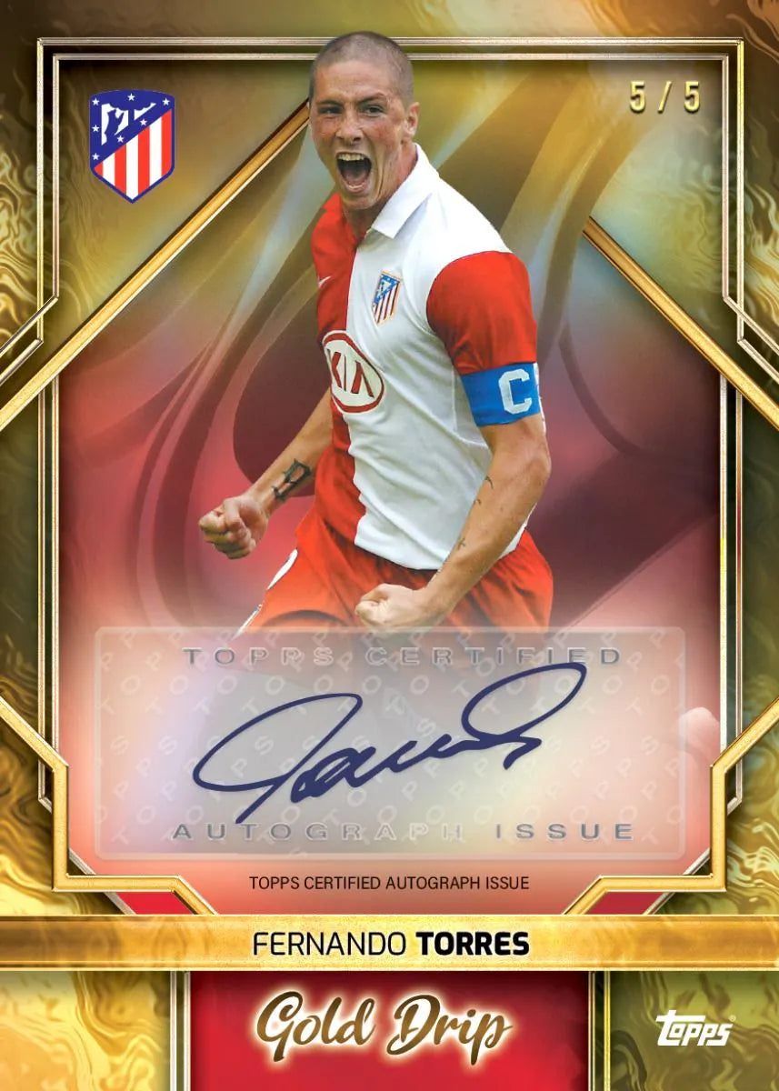 Official Topps Atlético de Madrid 2023-2024 Team Set - Collectible Football Trading Cards for Fans & Memorabilia Collectors - Perfect for Display, Gifts, and Match Day Souvenirs