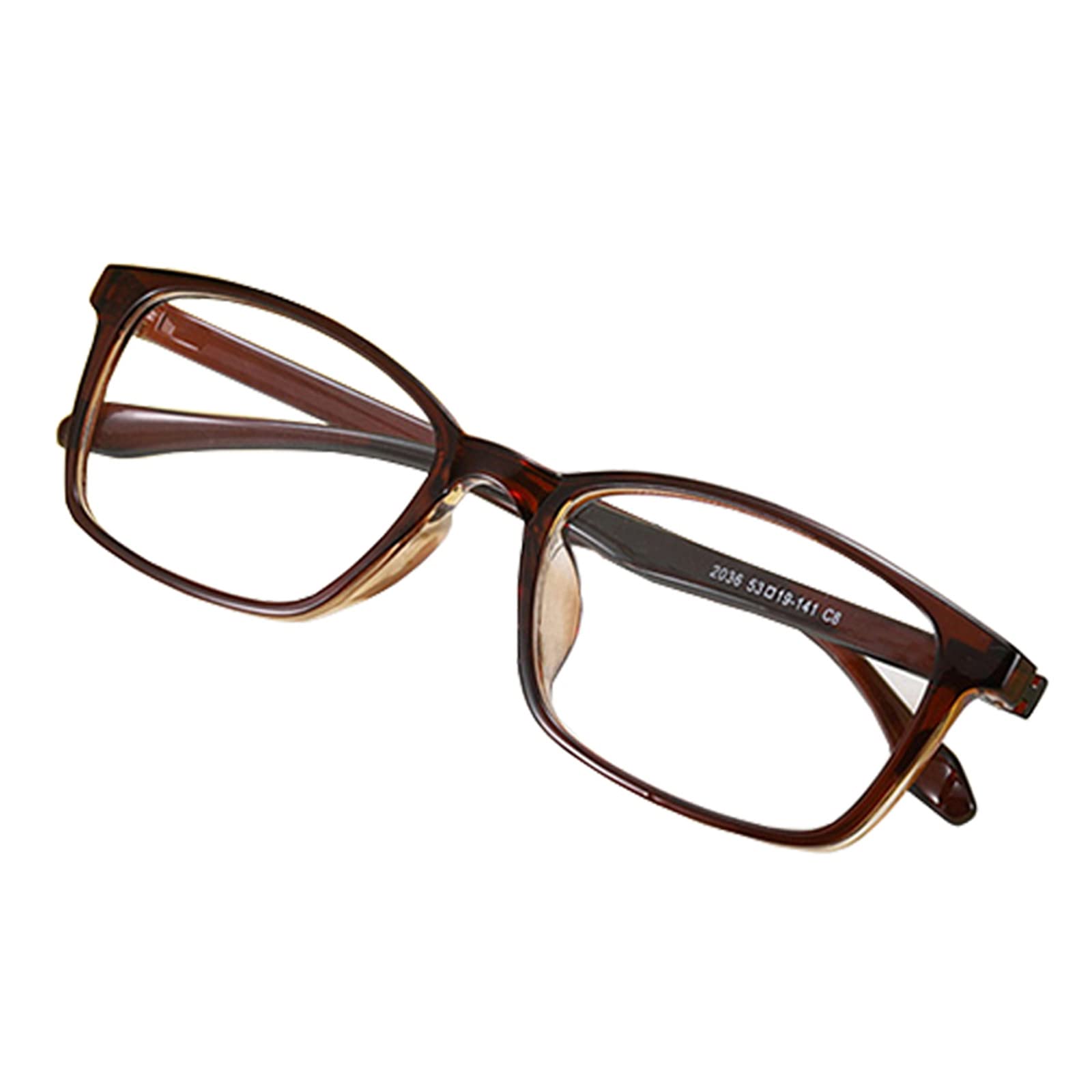 Oval Frame Nearsighted Glasses for Men & Women - Myopia Distance Vision Correction | Work & Reading