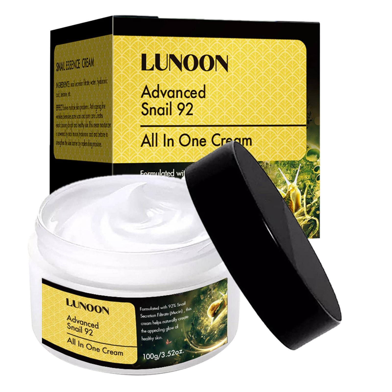 Korean Snail Mucin Cream - Firming & Moisturizing for Glowing Skin