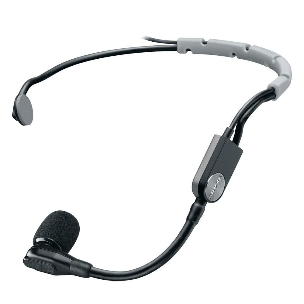 Shure SM35 Professional Condenser Headset Microphone - Hands-Free Audio for Performers, Wireless Systems (TQG Connector) - Ideal for Live Performances, Broadcasting & Public Speaking (Bodypack Transmitter Sold Separately)