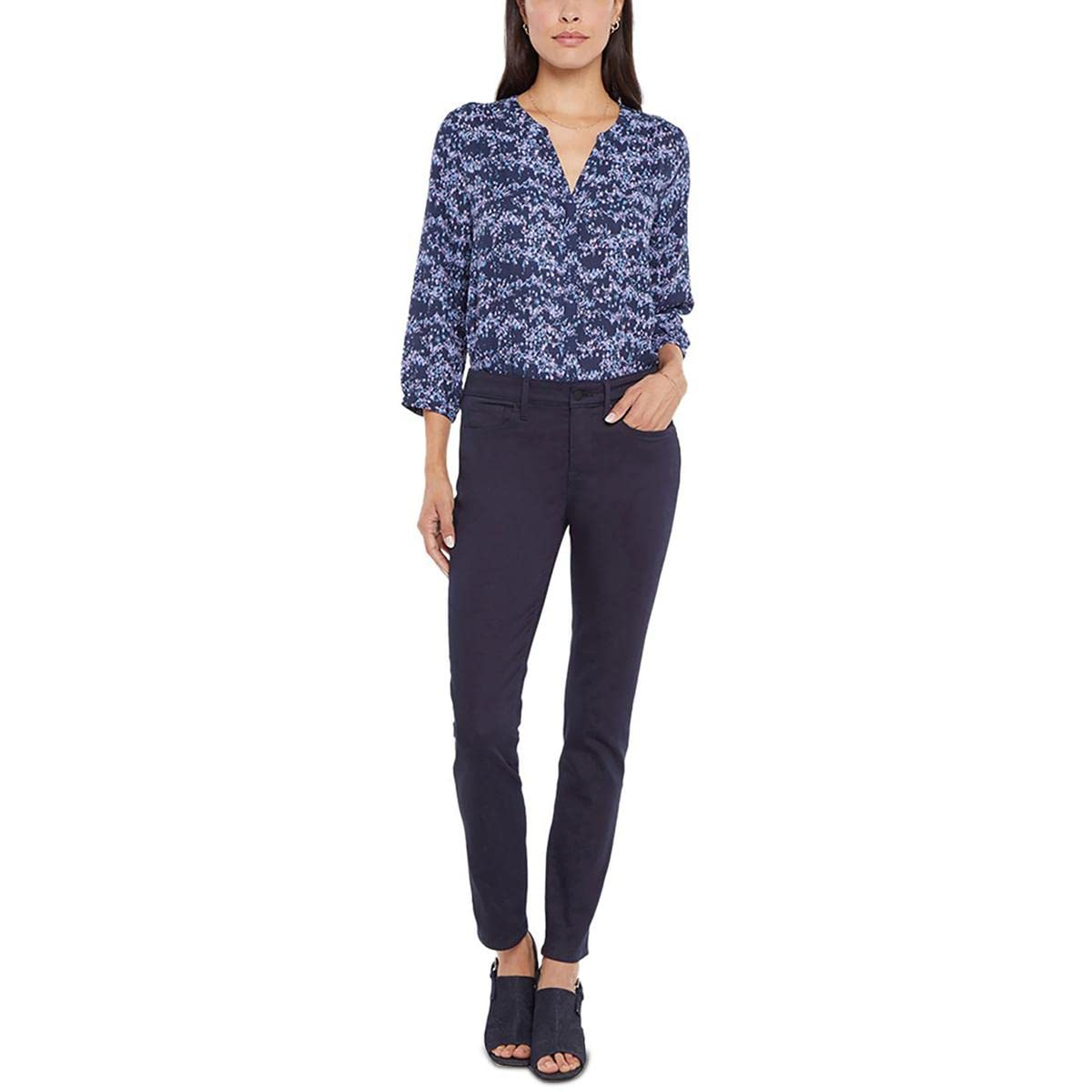 NYDJ Women's Alina High Waist Skinny Jeans - Stretch Denim Pants for Everyday Comfort & Style | Perfect for Work, Casual Outings & Date Nights