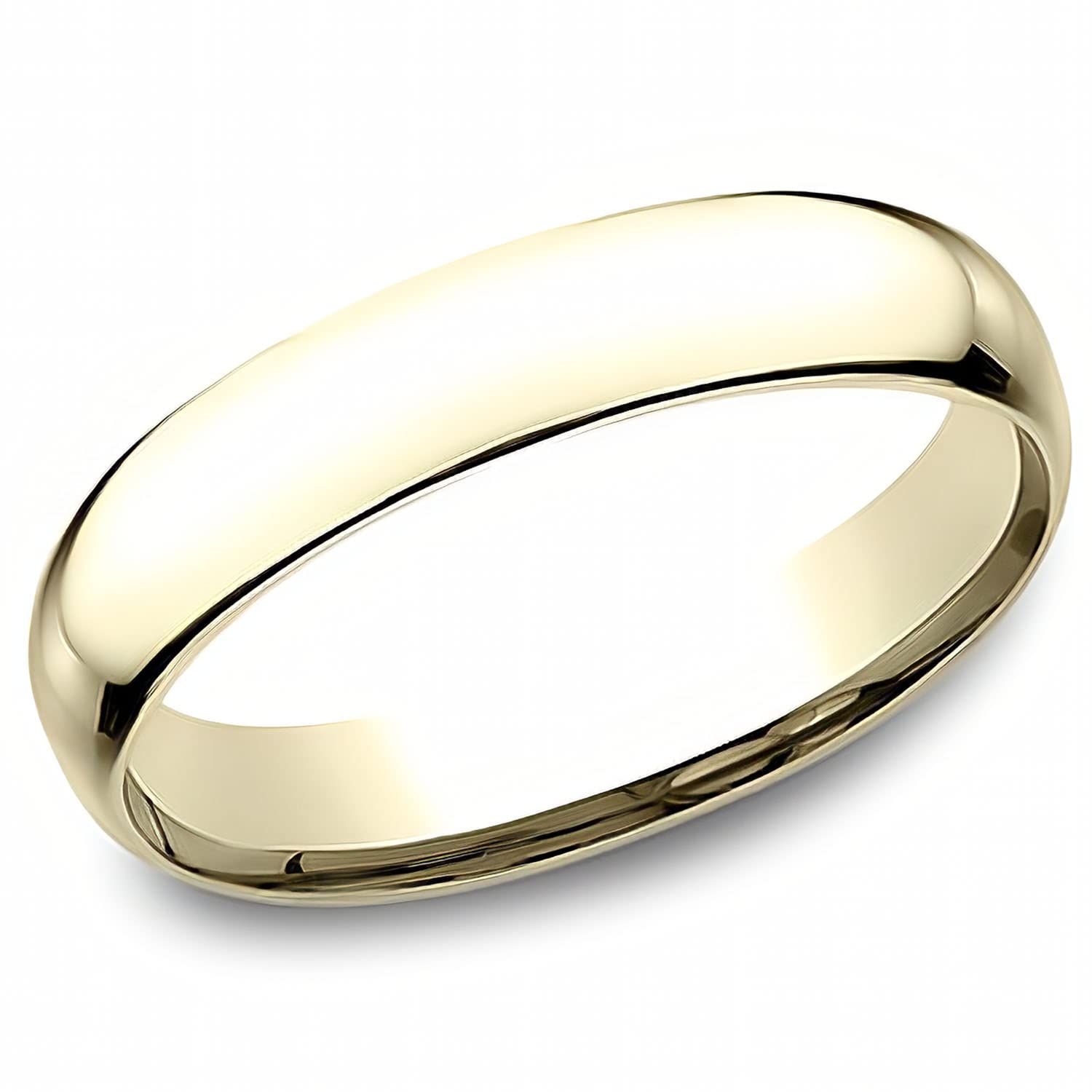 14K Gold Women's Wedding Band - Elegant Oval 3mm Wedding Ring for Bride, Anniversary & Engagement Jewelry Gift | Perfect for Ceremonies, Date Nights & Special Occasions
