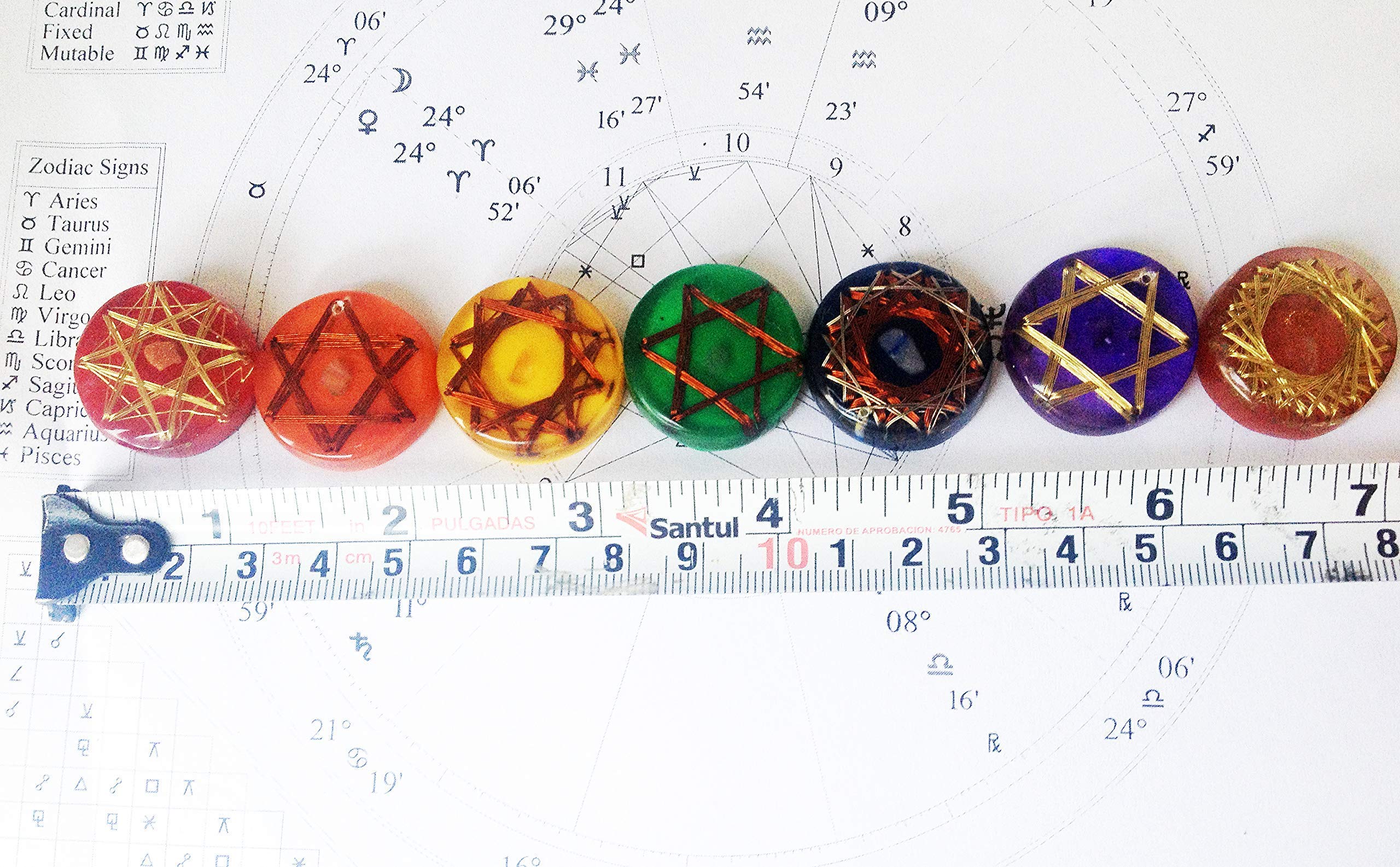 7 Chakras Nano Healing Stones for Meditation & Relaxation