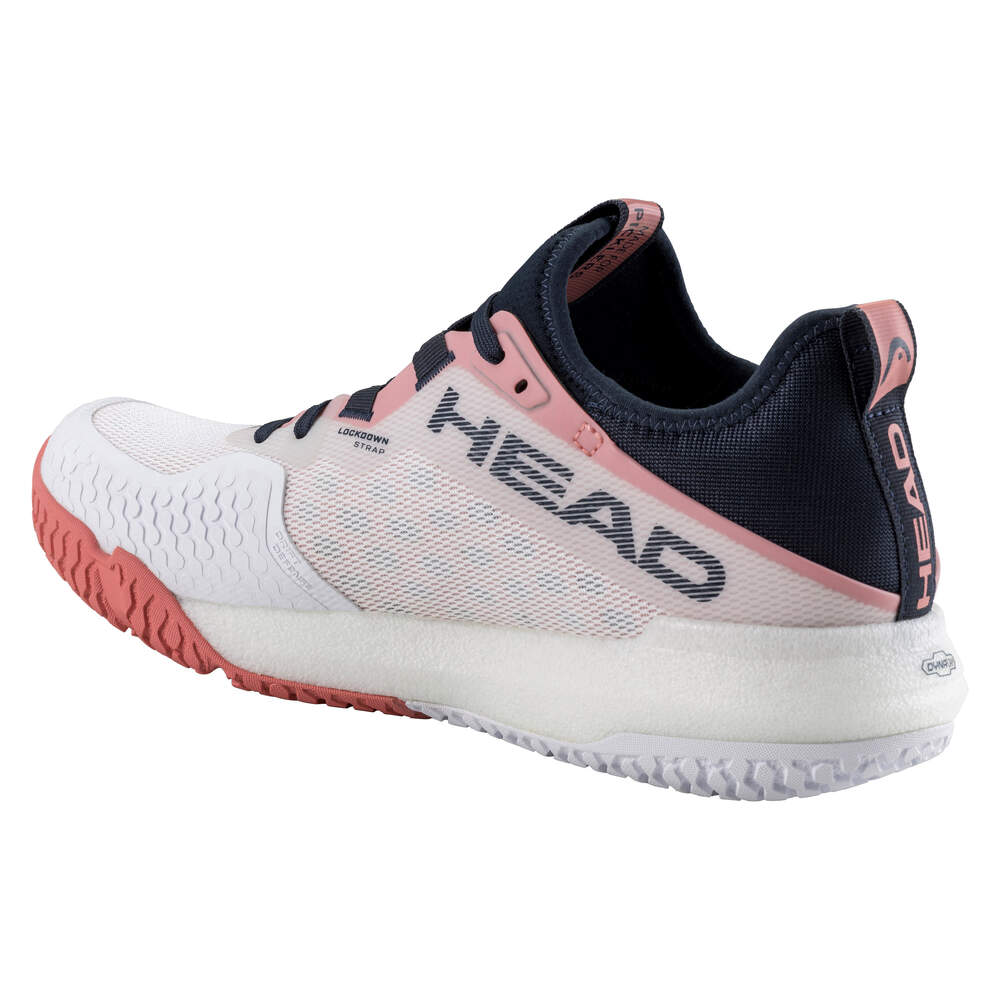 Head Motion Pro Women's Pickleball Shoes - Lightweight Tennis Court Sneakers for Women in White | Perfect for Pickleball, Tennis & Indoor Court Sports